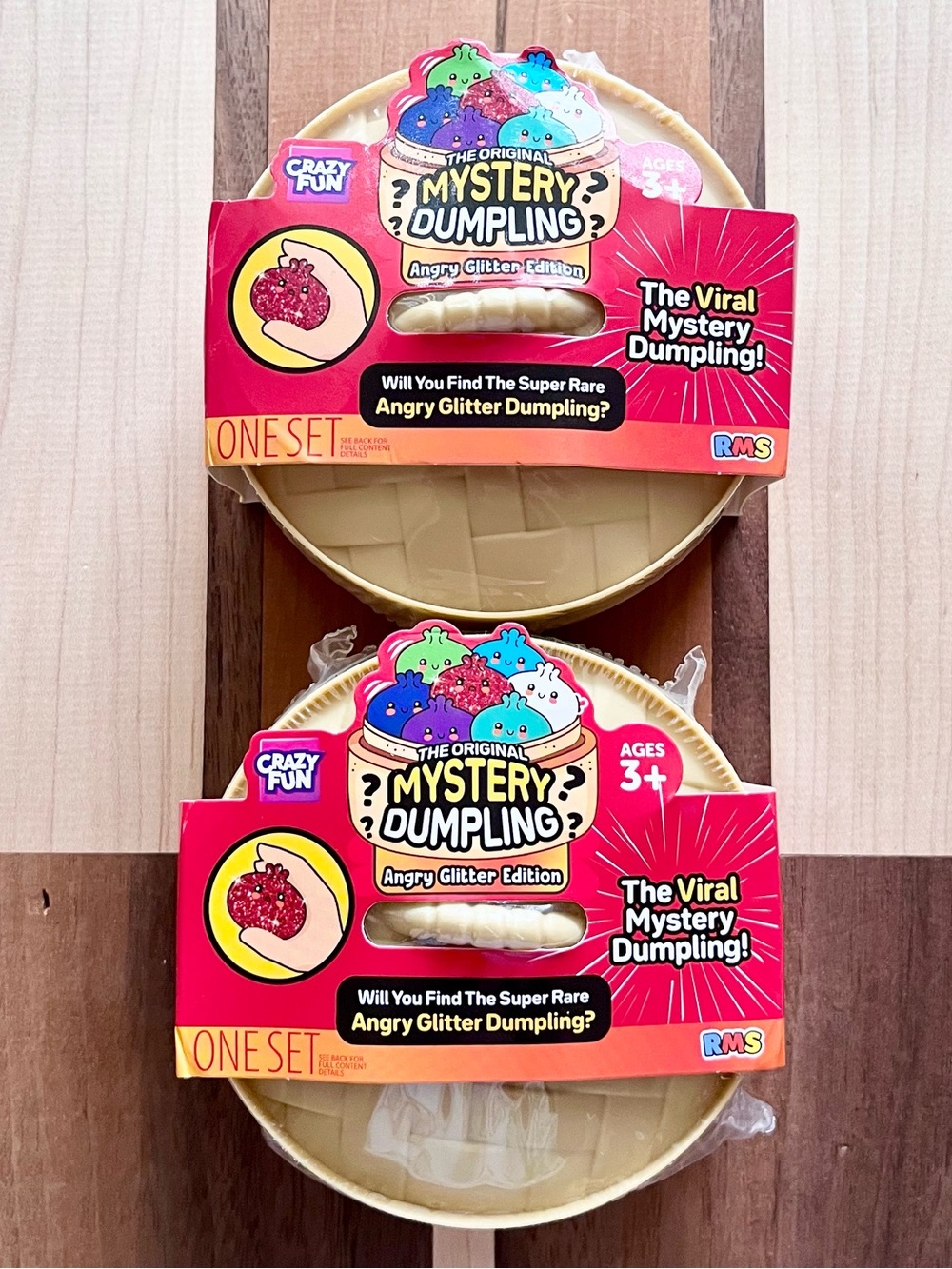 Mystery Dumpling Angry Glitter Edition 2 Packs